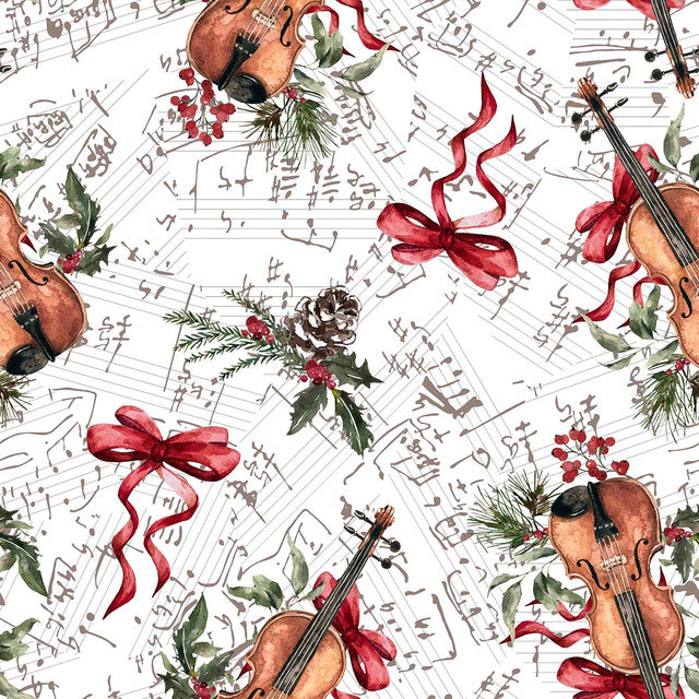 VIOLONS DE NOEL 1 40X40