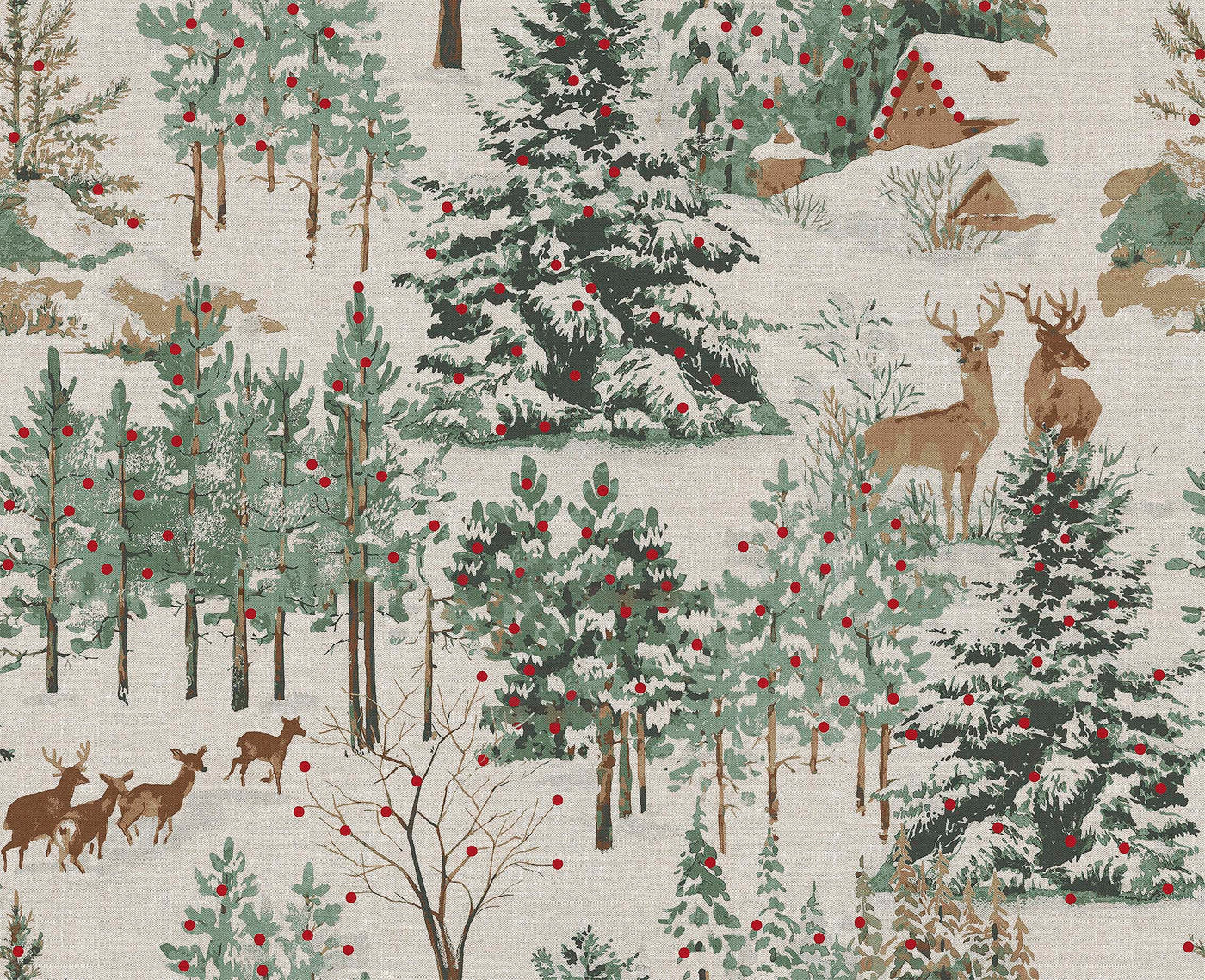 cerf de Noël 1 60X48´84