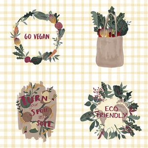 EAT MORE PLANTS 25X25
