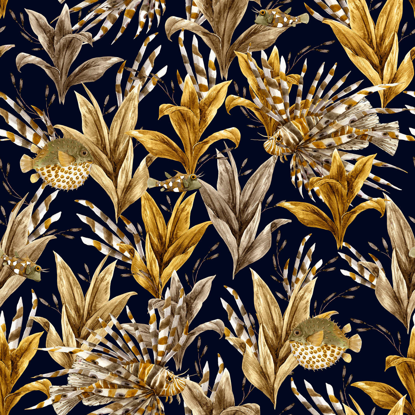 EGIA MOSTAZA 124 1 DARK L:100X100/M:50X50/S:10X10