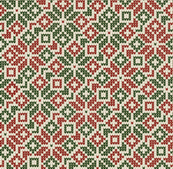 NAVIDAD BORDADO 1225 2 PATCH 22X22