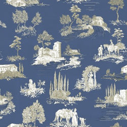 SILKE DARK BLUE 1 110X110