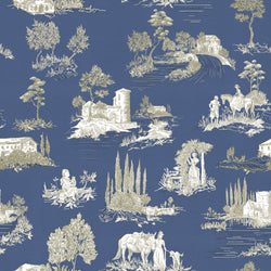 SILKE DARK BLUE 2 80X80