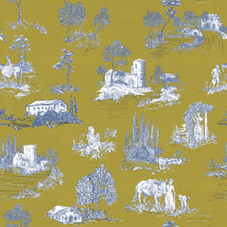 SILKE MUSTARD DARK 2 80X80