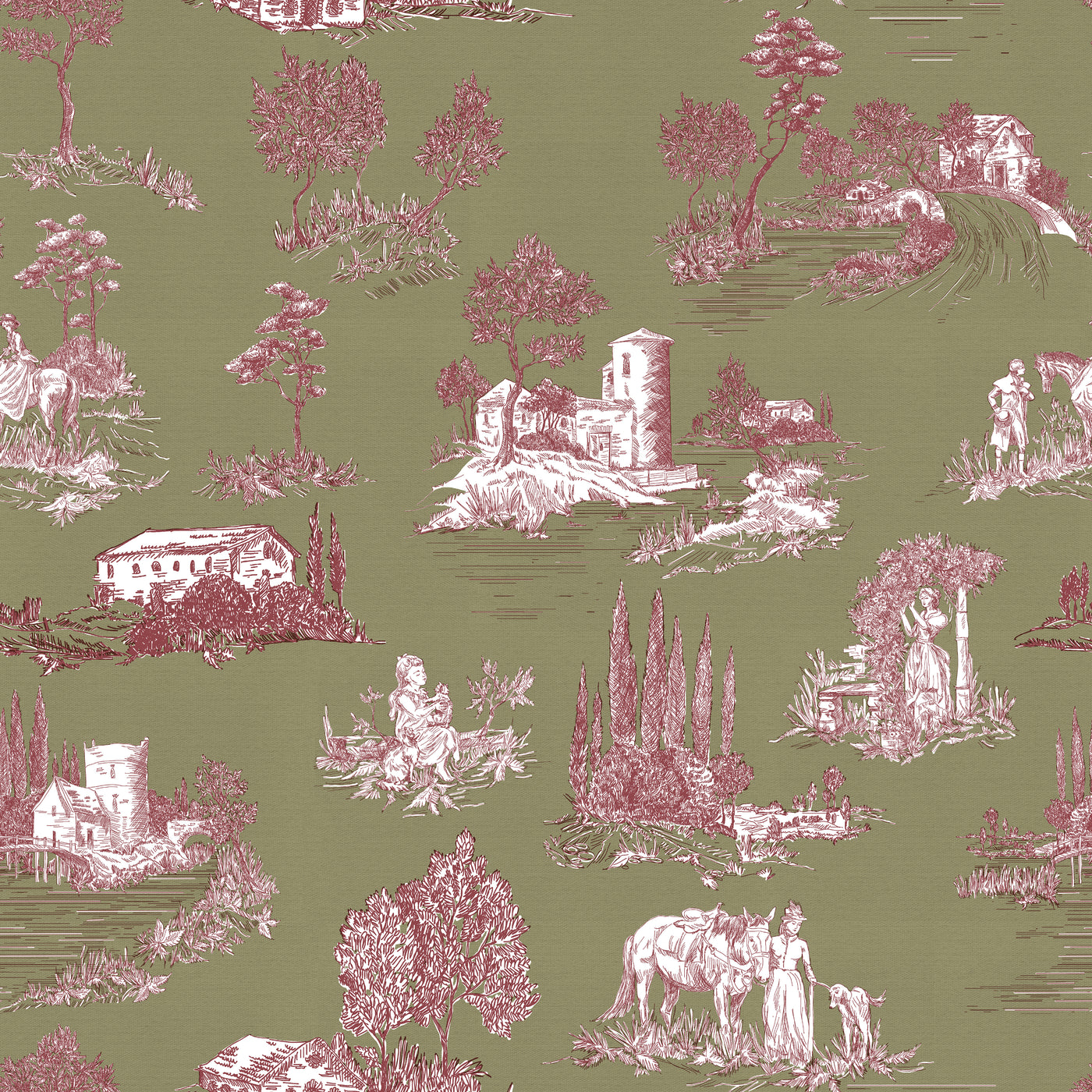 SILKE VERDE DARK 1 110X110