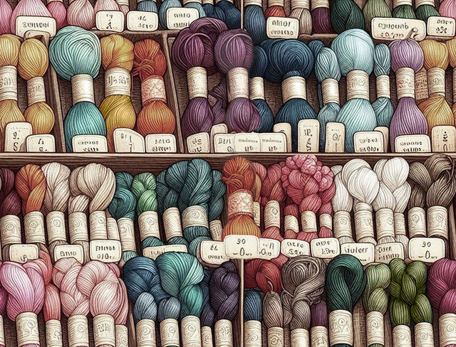 TRICOT FLOWERS 125-6 24X18