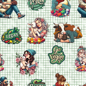 VEGAN GREEN 124 38X38