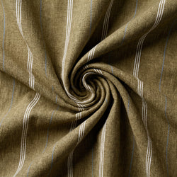 Olive Green Stripes Fabric - Breona B 926 2 H