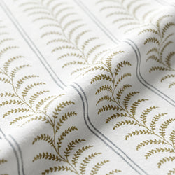 Mustard Botanical Fern Fabric - Breona B 926 4