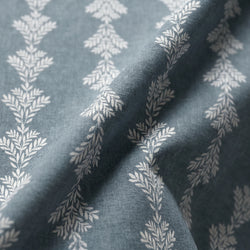Blue Botanical Garland Fabric - Breona B 926 5 H