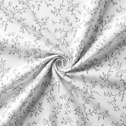 Tela Flores Pequeñas Azul Índigo - Breona C 926 6