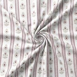 Provenzalischer Streifenstoff Bordeauxrot - Candas B 926 2