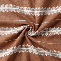 Tela Rayas Encaje Teja - Hebe A 926 4 H