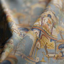 Tela India Arcos Azul - Hebe C 926 2 H