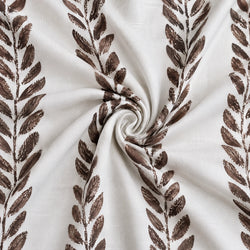Tela Rayas Espiga Chocolate - Lignea C 926 3