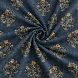 Tela Flores Ramo Azul Marino - Merit A 926 10 H