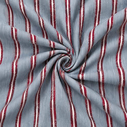 Tela Rayas Azul y Granate - Mino A 926 5 H