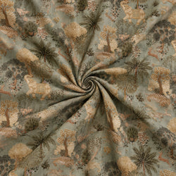 Tela Oriental Selva Verde Salvia - Willa B 926 2 H